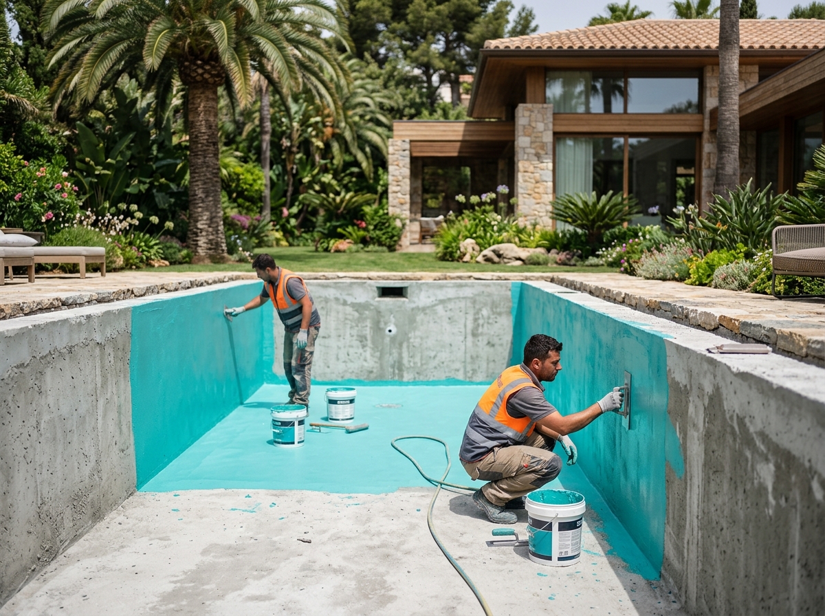 Swimming Pool Waterproofing project 1
