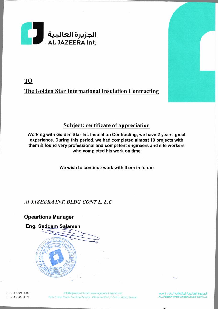 Al Jazeera Int. Building Contracting